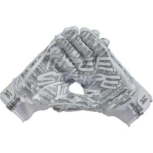 imageAdidas Adizero 80 Youth 3 Stripe Life Receiver Football Gloves Premium Football Gear and EquipmentWhiteWhite