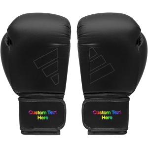 imageAdidas Custom Boxing Gloves  Hybrid 80  for Boxing Kickboxing MMA Bag Training amp Fitness  Custom Boxing Gloves for Gifts SouvenirsBlack Black