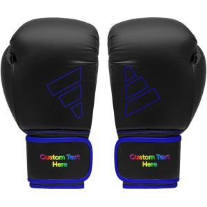 imageAdidas Custom Boxing Gloves  Hybrid 80  for Boxing Kickboxing MMA Bag Training amp Fitness  Custom Boxing Gloves for Gifts SouvenirsBlack Blue