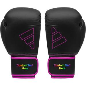 imageAdidas Custom Boxing Gloves  Hybrid 80  for Boxing Kickboxing MMA Bag Training amp Fitness  Custom Boxing Gloves for Gifts SouvenirsBlack Pink