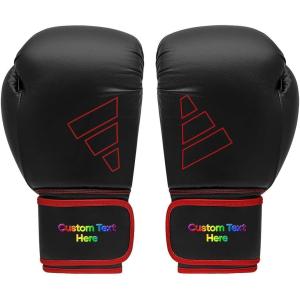 imageAdidas Custom Boxing Gloves  Hybrid 80  for Boxing Kickboxing MMA Bag Training amp Fitness  Custom Boxing Gloves for Gifts SouvenirsBlack Red
