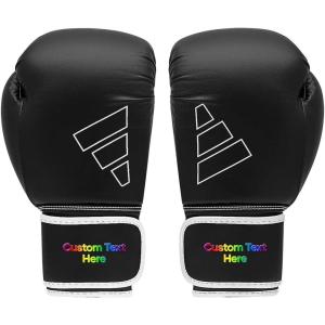 imageAdidas Custom Boxing Gloves  Hybrid 80  for Boxing Kickboxing MMA Bag Training amp Fitness  Custom Boxing Gloves for Gifts SouvenirsBlack White