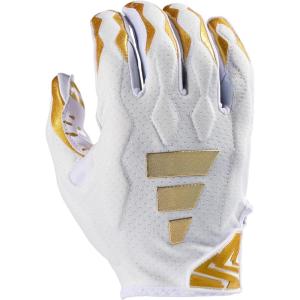imageAdidas Freak 60 Padded Receiver Football Gloves04  White  Metallic Gold
