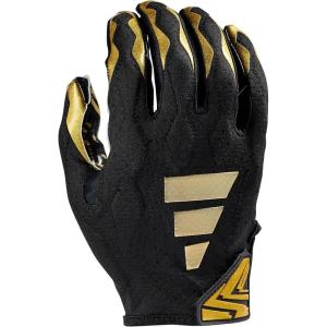 imageAdidas Freak 60 Padded Receiver Football Gloves07  Black  Metallic Gold
