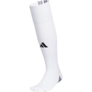 imageAdidas Unisex Team Speed Soccer Socks or Calf Sleeves 1 Pair OverTheCalfWhiteBlack5Sock
