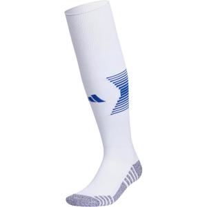 imageAdidas Unisex Team Speed Soccer Socks or Calf Sleeves 1 Pair OverTheCalfWhiteTeam Royal Blue4Sock