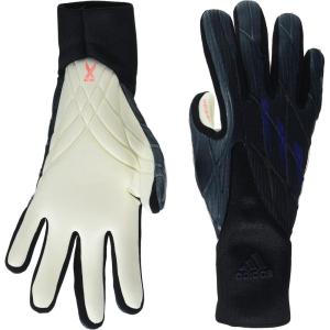 imageAdidas UnisexAdult X Pro Goalie GlovesBlackGrey Sonic InkSolar Red