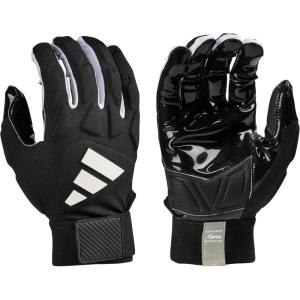 imageAdidas Youth Scorch Destroy 3 Full Finger Linemans Glove BlackWhite Multiple SizesXLarge