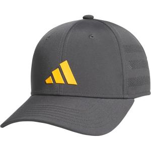 imageadidas Boys Gameday Hat  Snapback Athletic Baseball CapGrey SixLucid Tangerine Orange