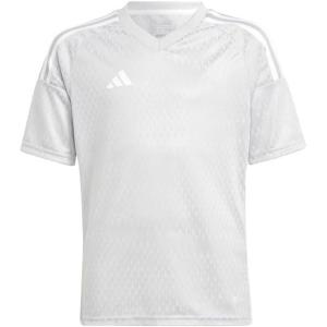 imageadidas Kids Boys Tiro23 Competition V Neck Short Sleeve Jersey Soccer Cleats Breathable  GreyGrey