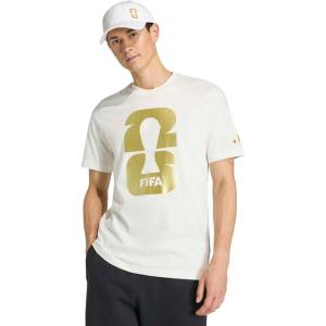 imageadidas Mens FIFA World Cup 26 Graphic TShirtCore WhiteMetallic Gold