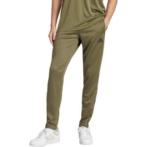 imageadidas Mens Sereno Cut 3Stripes Slim Tapered PantOlive StrataBlack