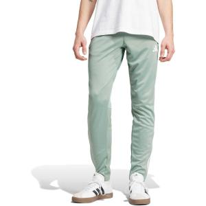 imageadidas Mens Sereno Cut 3Stripes Slim Tapered PantSilver GreenWhite