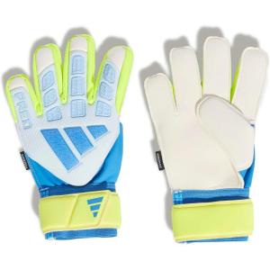 imageadidas Predator Goalkeeper Glove Match FingersaveCrystal SkyRay BlueSolar Yellow