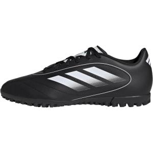 imageadidas Unisex Adult Goletto IX Turf Soccer ShoesBlackWhiteBlack