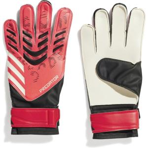 imageadidas Unisex Match Goalie Soccer GlovesBlackLucid RedBlack