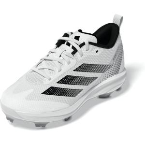 imageadidas UnisexChild Adizero Instict 20 TPU SoftballWhiteBlackBlack