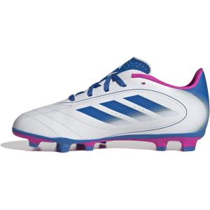 imageadidas UnisexChild Goletto Ix FirmMulti Ground Soccer Cleats ToddlerLittle KidBig KidWhiteBright RoyalTeam Shock Pink
