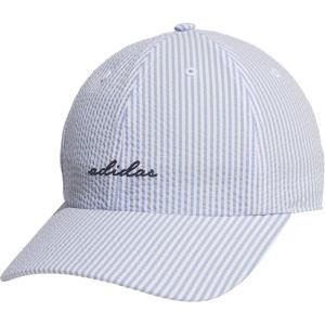 imageadidas Womens Seersucker Baseball Cap  Relaxed Strapback HatSeersuckerAsh BlueCollegiate Navy