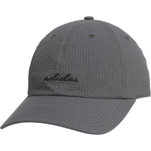 imageadidas Womens Seersucker Baseball Cap  Relaxed Strapback HatSeersuckerGrey FiveBlack