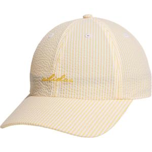 imageadidas Womens Seersucker Baseball Cap  Relaxed Strapback HatSeersuckerSemi Ice Tangerine OrangeSemi Spark Orange