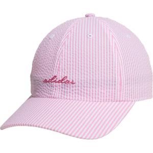 imageadidas Womens Seersucker Baseball Cap  Relaxed Strapback HatSeersuckerTropic BloomPink Fusion