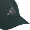 imageadidas Mens Gameday 5 Stretch Fit Hat  Athletic Structured Baseball CapAurora Green IvyGrey Six4