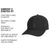 imageadidas Mens Gameday 5 Stretch Fit Hat  Athletic Structured Baseball CapBlackBlack5