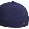 imageadidas Mens Gameday 5 Stretch Fit Hat  Athletic Structured Baseball CapDark BlueActive Maroon5