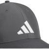 imageadidas Mens Gameday 5 Stretch Fit Hat  Athletic Structured Baseball CapGrey SixWhite5