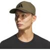 imageadidas Mens Gameday 5 Stretch Fit Hat  Athletic Structured Baseball CapOlive Strata GreenBlack5