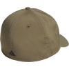 imageadidas Mens Gameday 5 Stretch Fit Hat  Athletic Structured Baseball CapOlive Strata GreenBlack5