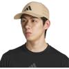 imageadidas Mens Gameday 5 Stretch Fit Hat  Athletic Structured Baseball CapWarm Sandstone BeigeBlack4