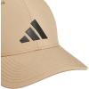 imageadidas Mens Gameday 5 Stretch Fit Hat  Athletic Structured Baseball CapWarm Sandstone BeigeBlack4