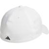 imageadidas Mens Gameday 5 Stretch Fit Hat  Athletic Structured Baseball CapWhiteBlack4