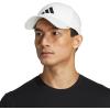 imageadidas Mens Gameday 5 Stretch Fit Hat  Athletic Structured Baseball CapWhiteBlack4