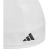 imageadidas Mens Gameday 5 Stretch Fit Hat  Athletic Structured Baseball CapWhiteBlack4