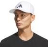 imageadidas Mens Gameday 5 Stretch Fit Hat  Athletic Structured Baseball CapWhiteGrey Six5