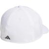 imageadidas Mens Gameday 5 Stretch Fit Hat  Athletic Structured Baseball CapWhiteGrey Six5