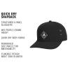 imageadidas Mens QuickDry Floatie Waterproof Hat  Lightweight Snapback CapBlackWhite