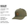imageadidas Mens QuickDry Floatie Waterproof Hat  Lightweight Snapback CapOlive Strata GreenPure Orange