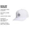 imageadidas Mens QuickDry Floatie Waterproof Hat  Lightweight Snapback CapWhiteWonder Sage GreenGrey Six