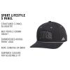 imageadidas Mens Sport Lifestyle Rope Brim Snapback HatBlackGrey ThreeGrey