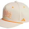 imageadidas Mens Sport Lifestyle Rope Brim Snapback HatCrystal Linen BeigeOff WhitePure Orange