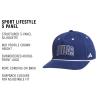 imageadidas Mens Sport Lifestyle Rope Brim Snapback HatDark BlueWhiteGrey