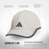 imageadidas Mens Superlite Hat  Lightweight MoistureWicking Cap for Workout and TrainingAlumina BeigeGrey Six3