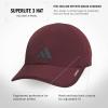 imageadidas Mens Superlite Hat  Lightweight MoistureWicking Cap for Workout and TrainingAurora Ruby RedOnix Grey3