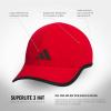 imageadidas Mens Superlite Hat  Lightweight MoistureWicking Cap for Workout and TrainingBetter ScarletBlack3