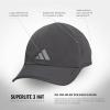 imageadidas Mens Superlite Hat  Lightweight MoistureWicking Cap for Workout and TrainingGrey SixSilver Metallic3