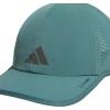 imageadidas Mens Superlite Hat  Lightweight MoistureWicking Cap for Workout and TrainingPreloved Teal GreenBlack3